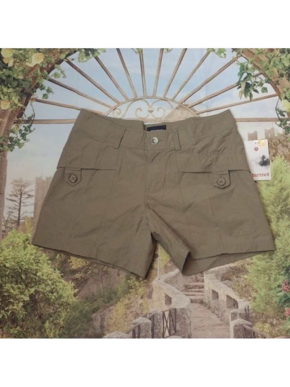 Marmot ginny short desert khaki size 8